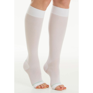 Ponožky s otvorenou špičkou (polybag) – AE20 (18-23 mmHg)