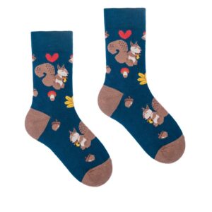 Veselé ponožky Veveričiak