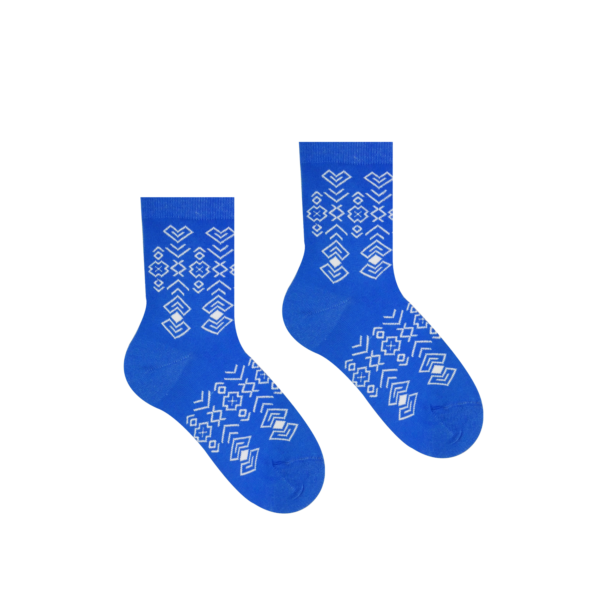 Veselé ponožky Čičman modrý – Detské