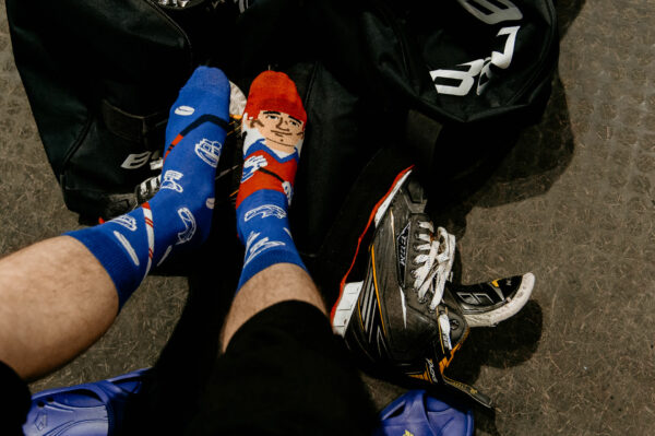 Veselé ponožky Hokejový hráč