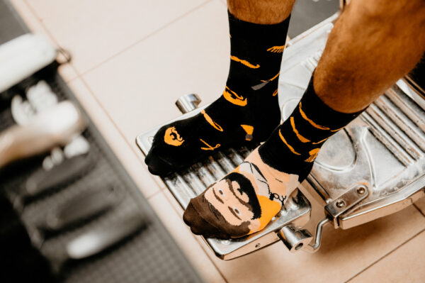 Veselé ponožky Barber