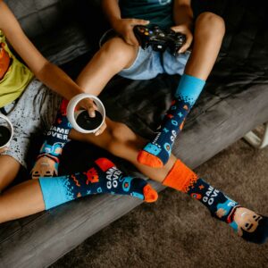 Veselé ponožky Gamer – Detské